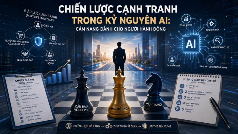 5 Bước để Xây dựng Chiến lược Cạnh tranh trong Kỷ nguyên AI