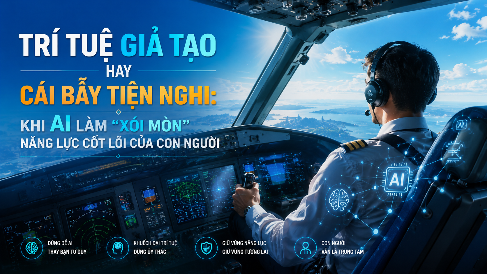 Trí Tuệ Giả Tạo Hay Cái Bẫy Tiện Nghi: Khi AI Làm “Xói Mòn” Năng Lực Cốt Lõi Của Con Người