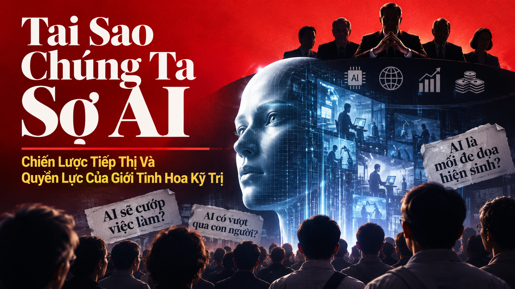 Tại Sao Chúng Ta Sợ AI (Chiến Lược Tiếp Thị Và Quyền Lực Của Giới Tinh Hoa Kỹ Trị)