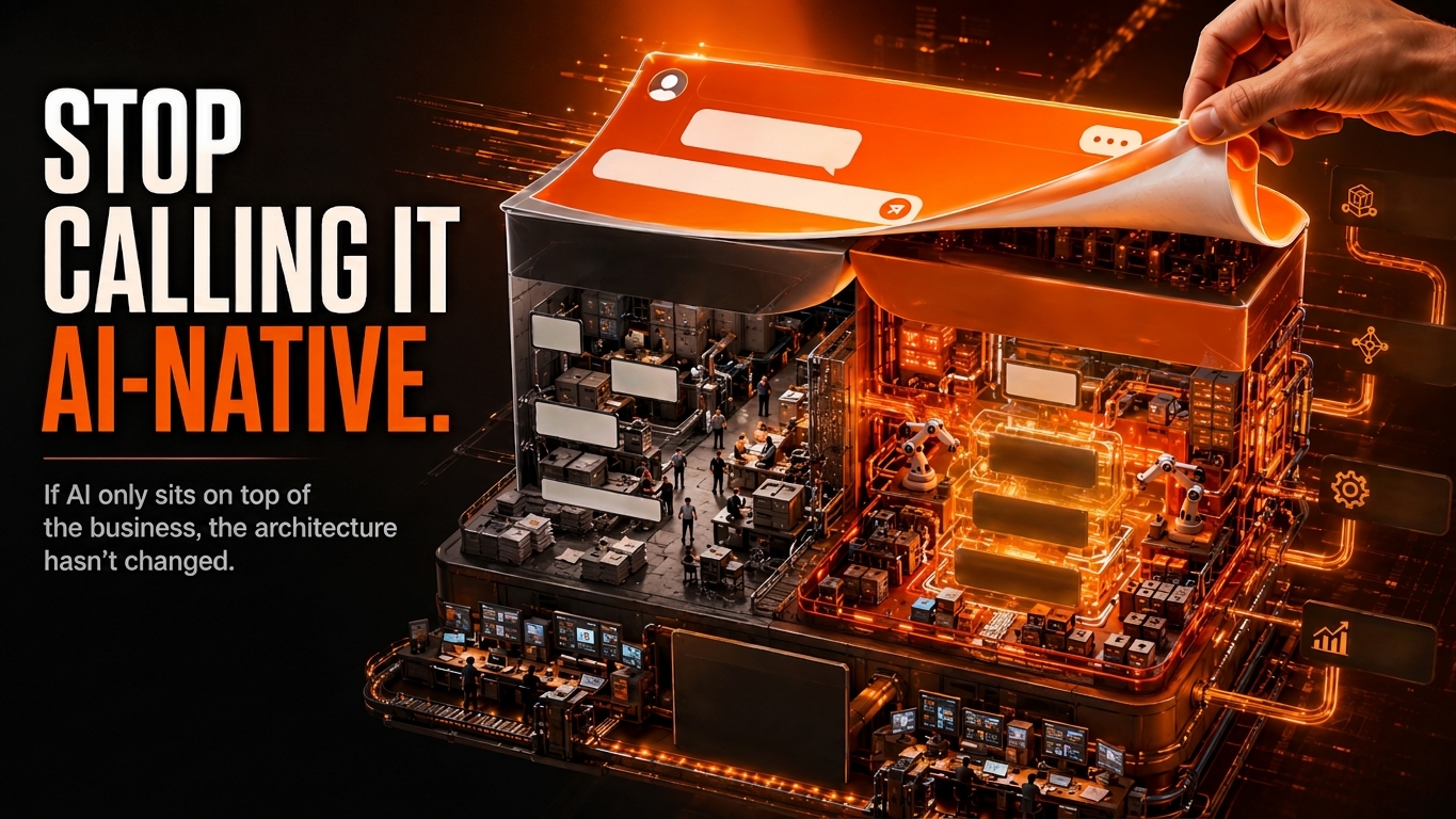 AI-native không cứu được bạn: kiến trúc vận hành mới là thứ quyết định