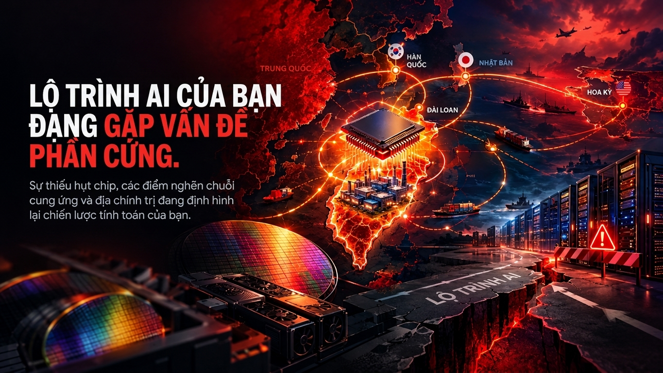 Cuộc chiến chip đang viết lại lộ trình AI của mọi doanh nghiệp như thế nào