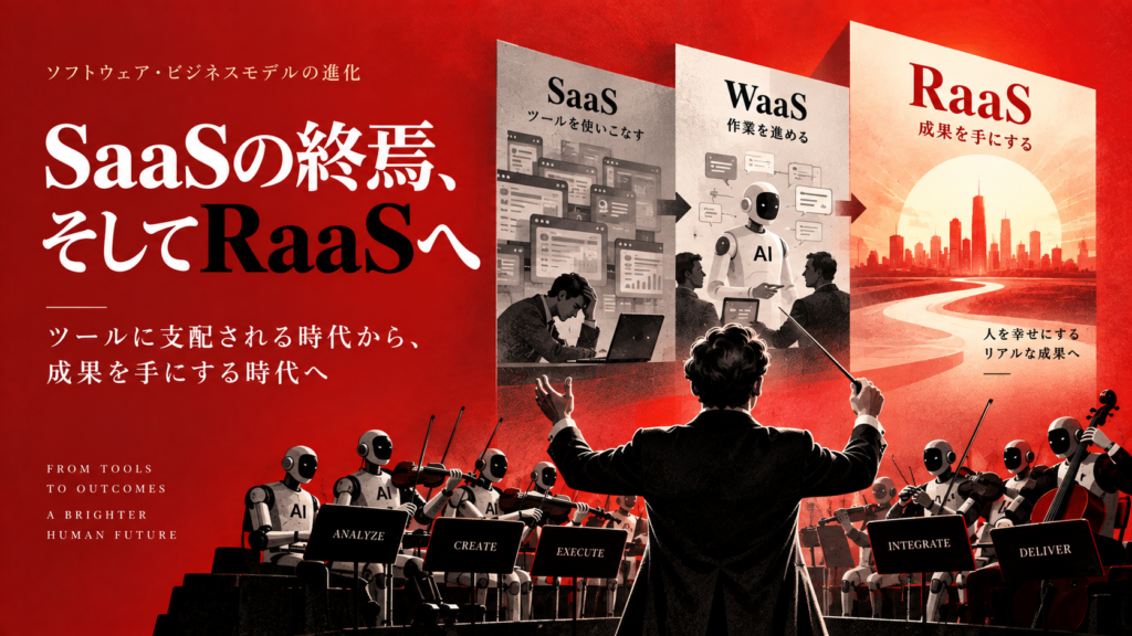 ツールを操る時代の終わり——SaaS・WaaS・RaaSが描く「成果を買う」ビジネス