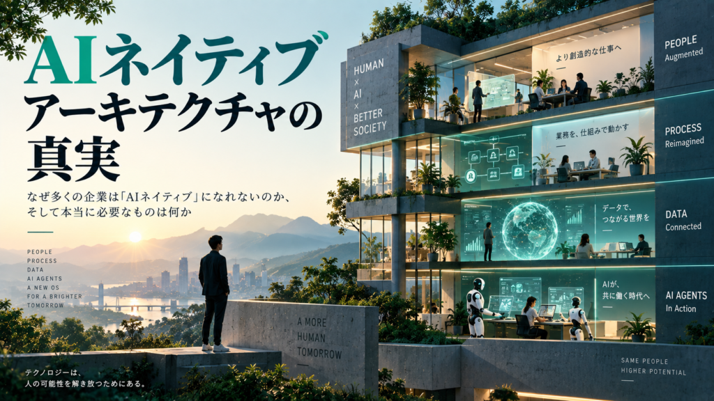 「AIネイティブ」という看板はもう効かない──勝敗を分けるのは実行アーキテクチャだ