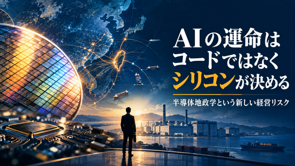 AIの運命はコードではなくシリコンが決める——半導体地政学という新しい経営リスク
