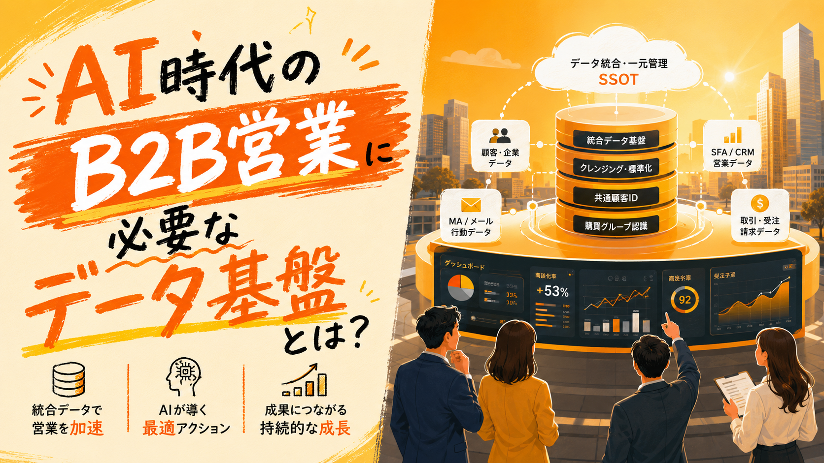 MA・SFA・CRMだけでは足りない。AI時代のB2B営業基盤とは