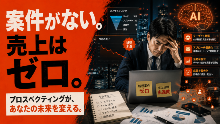 今日の売上は、90日前に決まっていた