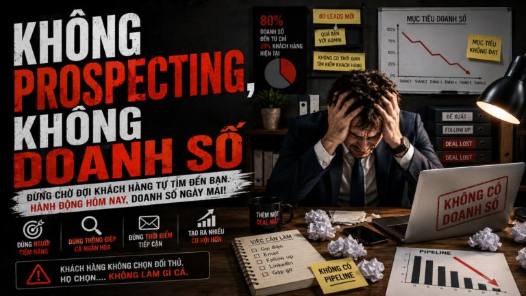 Bạn không mất doanh số hôm nay. Bạn đã mất nó từ 90 ngày trước