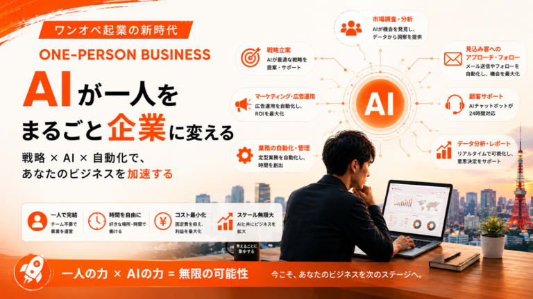 AIが「一人」を「チーム」に変える。