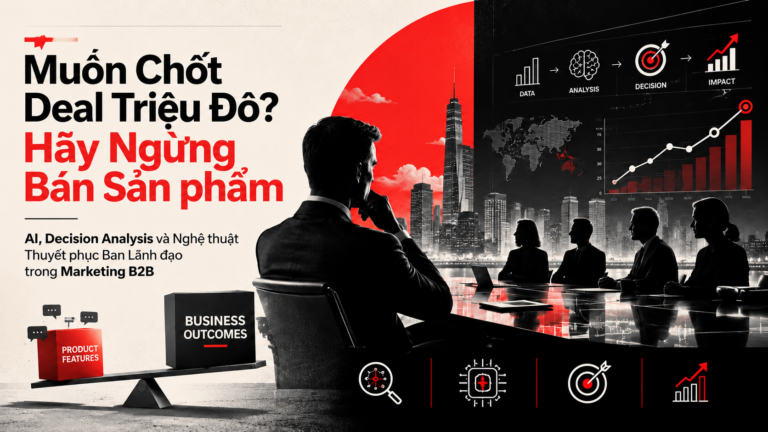 Muốn Chốt Deal Triệu Đô? Hãy Ngừng Bán Sản phẩm AI, Decision Analysis và Nghệ thuật Thuyết phục Ban Lãnh đạo trong Marketing B2B