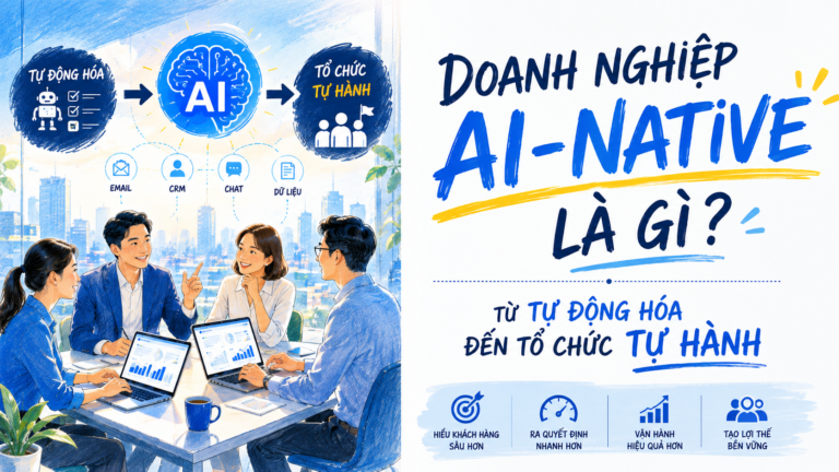 AI-Native Organization: 3 bước biến dữ liệu thành năng lực cạnh tranh