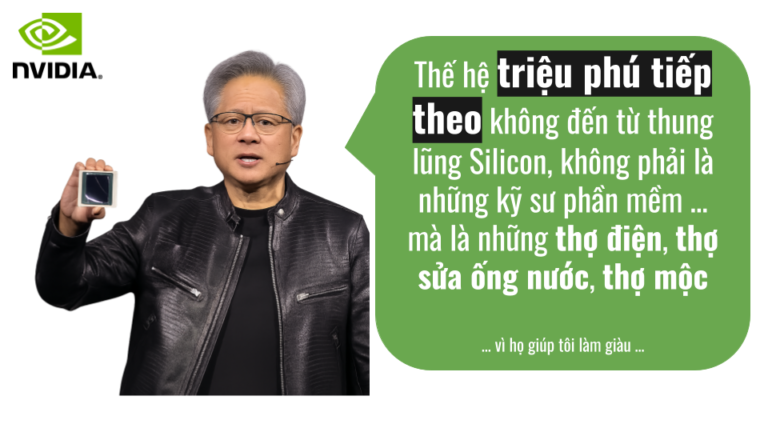 "Cách tốt nhất để dự đoán tương lai là tạo ra nó." Jensen Huang, CEO của NVIDIA