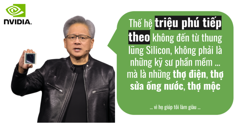 "Cách tốt nhất để dự đoán tương lai là tạo ra nó." Jensen Huang, CEO của NVIDIA